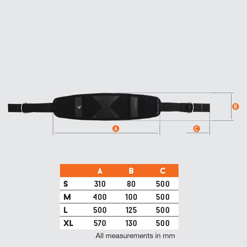 neoprene chest band measurement